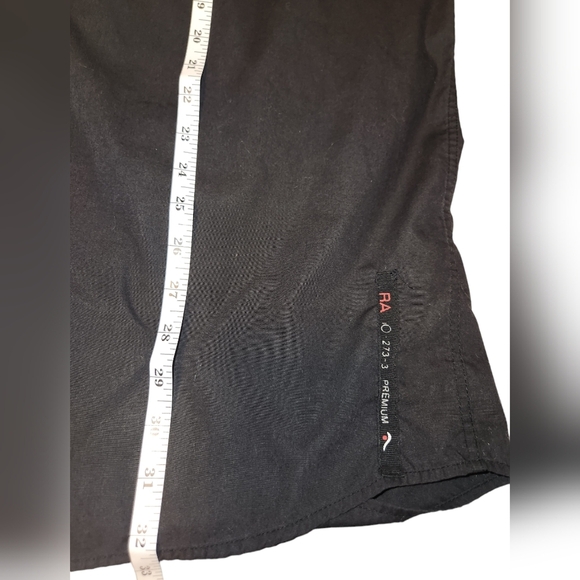 Red Ape Authentic Mens‎ Short Sleeve Black Button Down Shirt Size 3XL - Picture 9 of 10